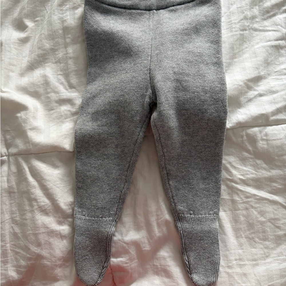 Jacadi Gray Knit Leggings for Kids